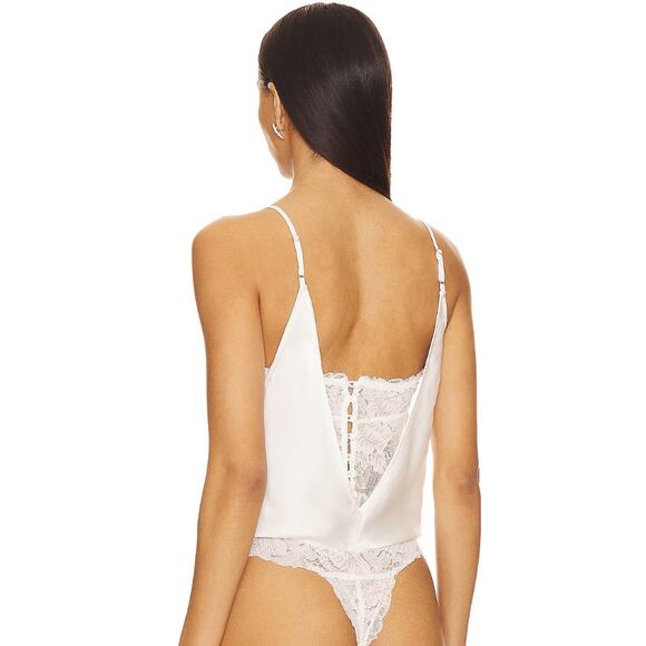 NWT Intimately Free people Double Date Bodysuit in Ivory Combo - Size M - Picture 3 of 12